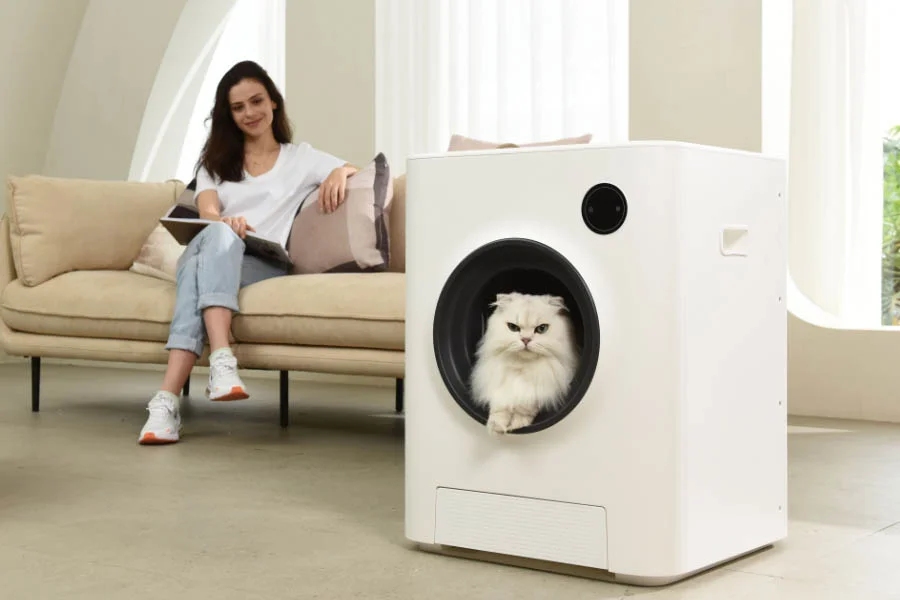 mess free litter box