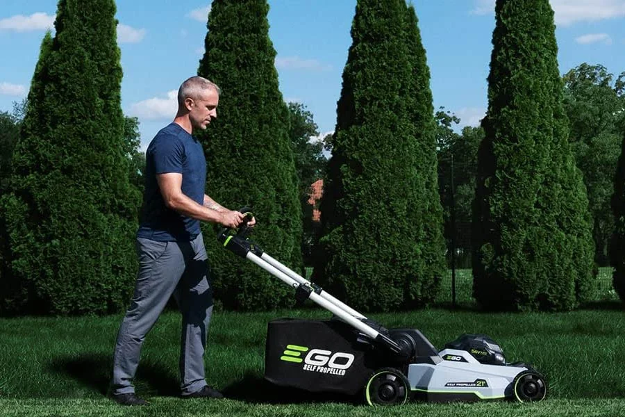 best battery push mowers